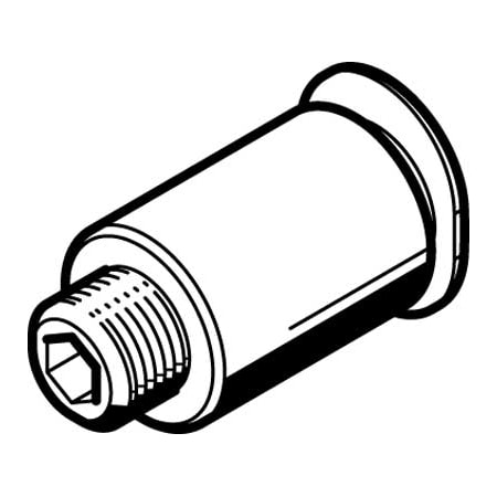 Festo Push-In Fitting QBM-1/8-1/4-I-U QBM-1/8-1/4-I-U